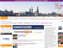 Tablet Screenshot of dresden-marathon.com