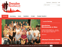 Tablet Screenshot of dresden-marathon.org